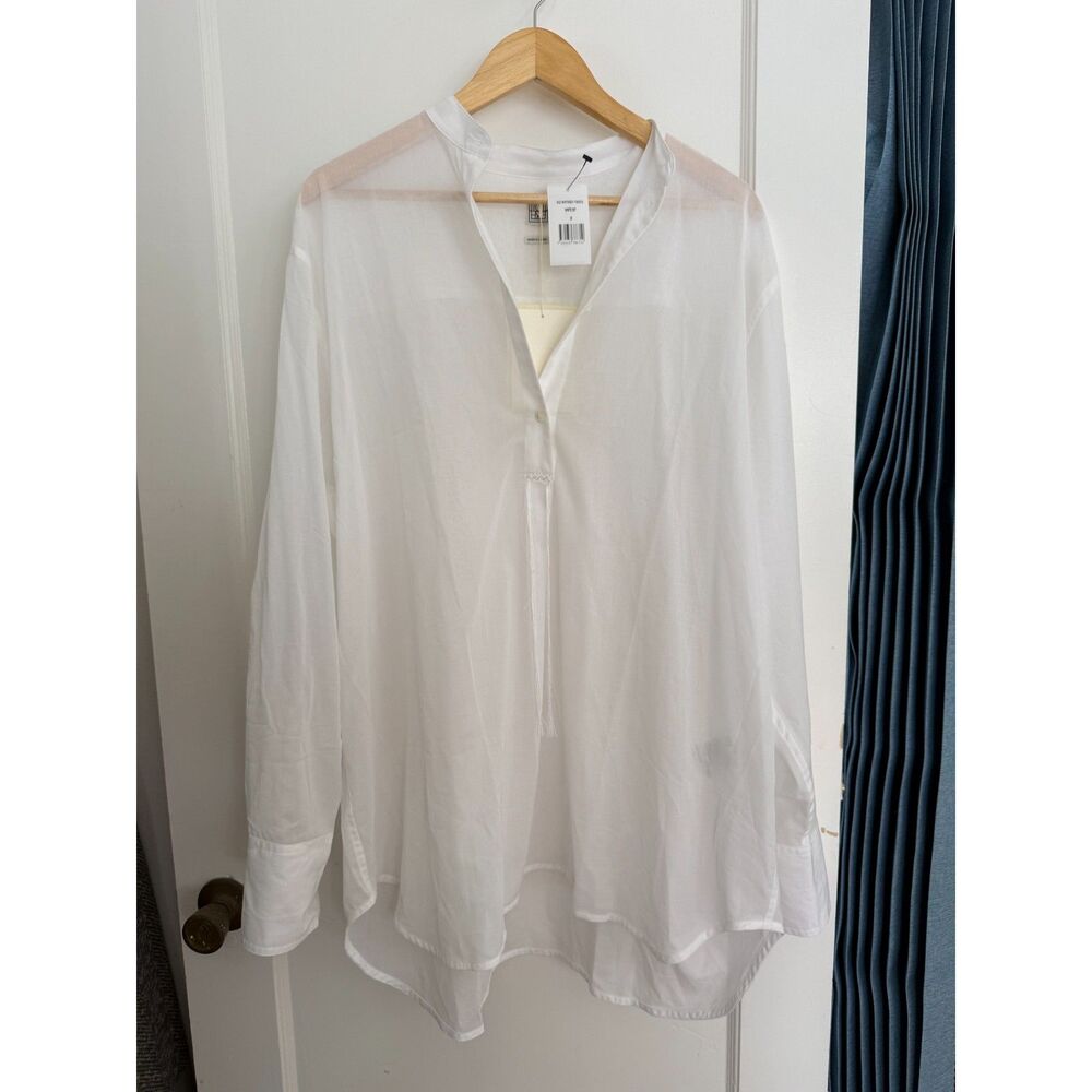 Beautiful NWT Toteme blouse White Poets top Tunic